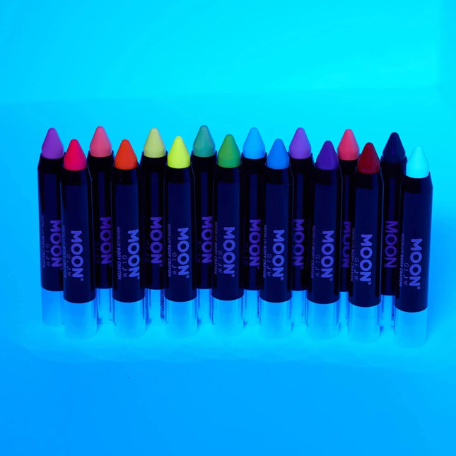 Moon Glow Pastel Neon UV Body Crayons Pastel Green 3.2g van Moon Creations koop je bij Partywinkel
