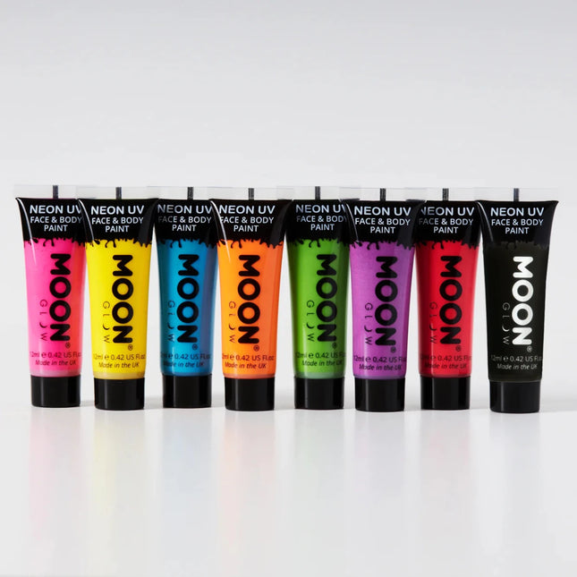 Moon Glow Pastel Neon UV Face Paint Pastel Blue 12ml van Moon Creations koop je bij Partywinkel
