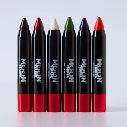 Moon Terror Halloween Body Crayons Zombie Green 3.2g van Moon Creations koop je bij Partywinkel