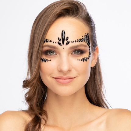 Moon Terror Halloween Face Jewels Feisty Feline van Moon Creations koop je bij Partywinkel