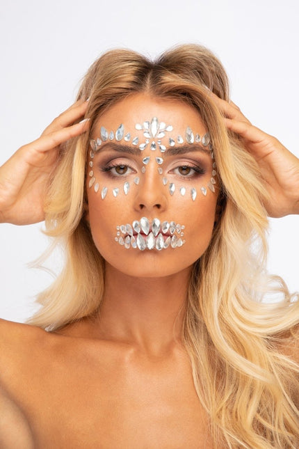 Moon Terror Halloween Face Jewels Sugar Skull van Moon Creations koop je bij Partywinkel