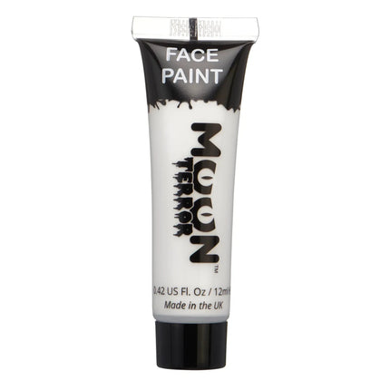 Moon Terror Halloween Face Paint Wicked White 12ml van Moon Creations koop je bij Partywinkel