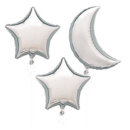 MOON/STARS FL BLLN KIT van Unique koop je bij Partywinkel
