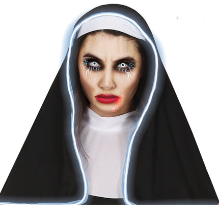 Moordenaar Non Halloween Kostuum Dames L van Fiestas Guirca koop je bij Partywinkel