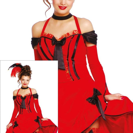 Moulin Rouge Jurk Dames - Partywinkel - 8434077846650