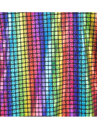 Regenbogen-Disco-Weste, ärmellos, für Herren