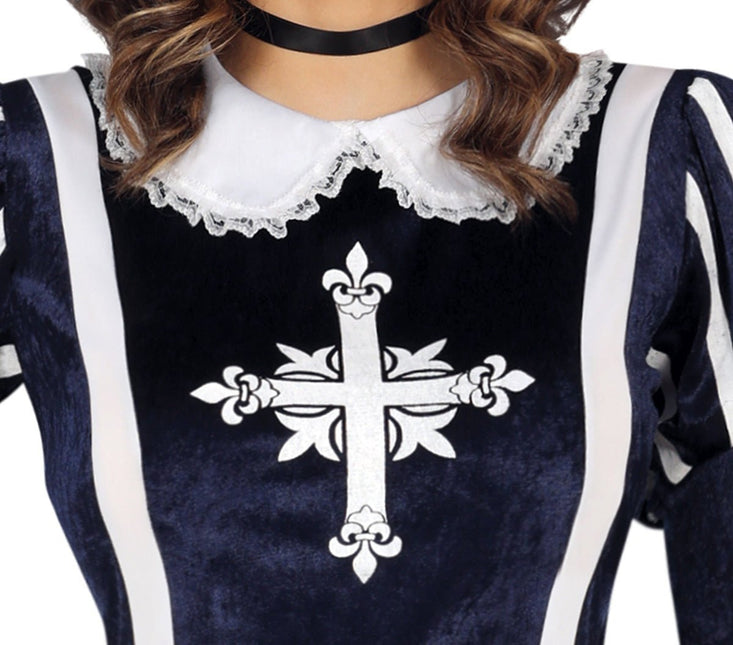 Musketier Kostuum Blauw Dames van Fiestas Guirca koop je bij Partywinkel