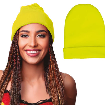 Muts Neon geel van Fiestas Guirca koop je bij Partywinkel