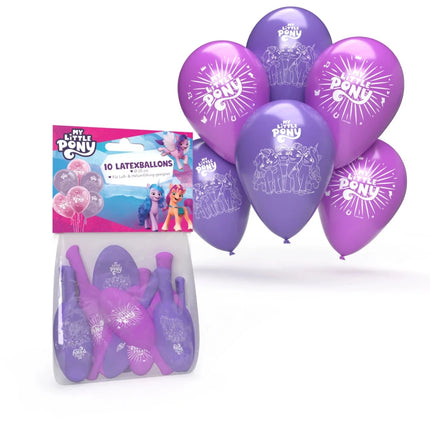 My Little Pony Ballonnen 25cm 10st van VDV Benefit koop je bij Partywinkel