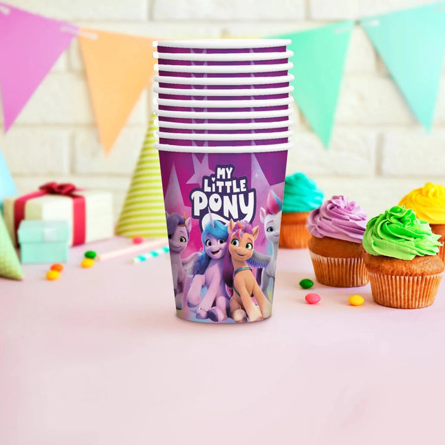 My Little Pony Bekers Paars 250ml 8st van VDV Benefit koop je bij Partywinkel