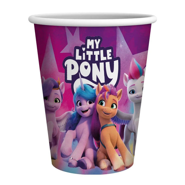 My Little Pony Bekers Paars 250ml 8st van VDV Benefit koop je bij Partywinkel
