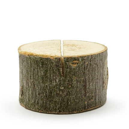Naamkaarthouders Hout 4cm 10st van Partydeco koop je bij Partywinkel