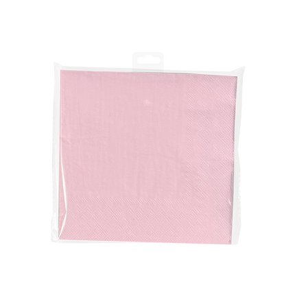 Hellrosa Servietten Pastell 16,5cm 8Stk