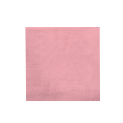Rosa Servietten Pastell 16,5cm 8Stk