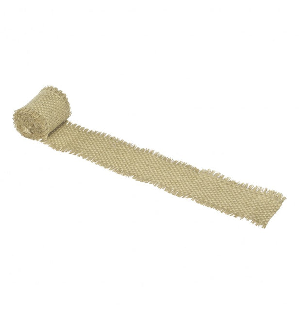NATÜRLICHES GEFLOCHTENES JUTEBAND 10 CM X 3 M