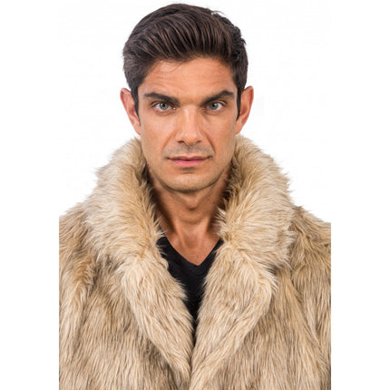 Kunstpelzmantel - Natürlich - Unisex