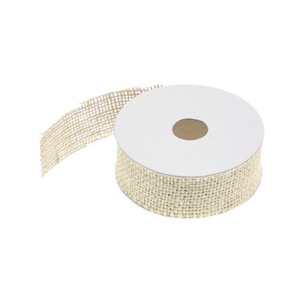 NATÜRLICHES JUTE-TISCHBAND 2,8CM X 5M