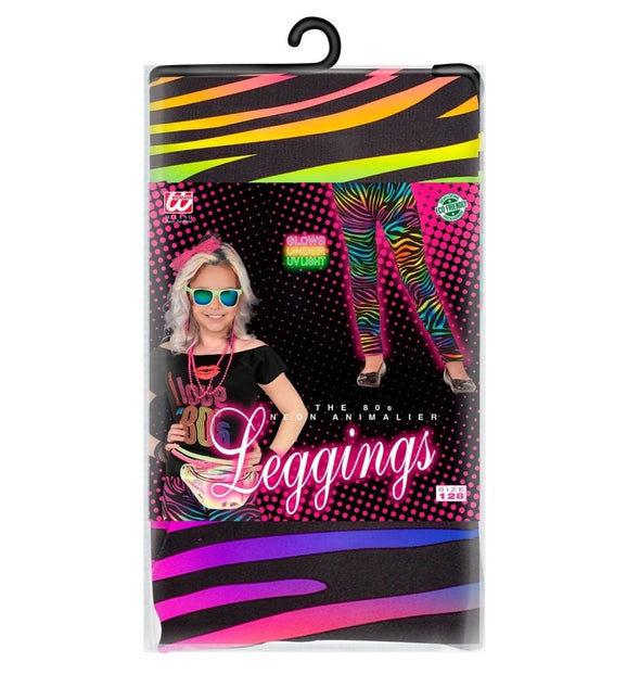 Neon 80S Legging Meisje van Widmann koop je bij Partywinkel