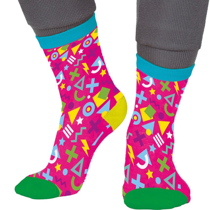 Neon 80S Sokken Roze van Fiestas Guirca koop je bij Partywinkel