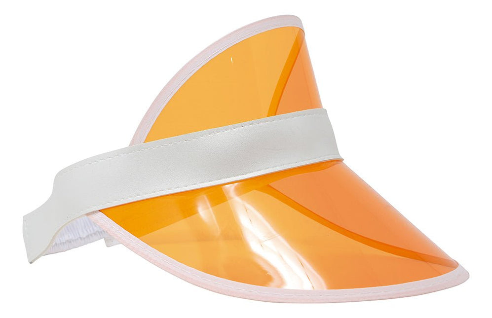 Neon 80S Zonneklep Oranje 25cm - Partywinkel - 8434077135785