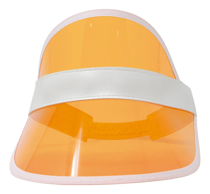 Neon 80S Zonneklep Oranje 25cm - Partywinkel - 8434077135785