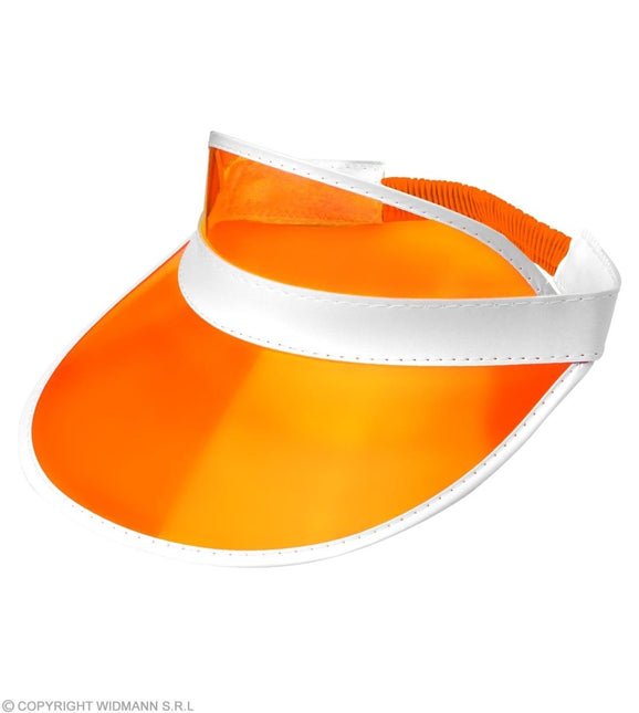 Neon 80S Zonneklep Oranje van Widmann koop je bij Partywinkel