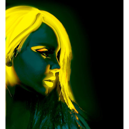 Neon Gele Schmink Glow In The Dark 30ml van Widmann koop je bij Partywinkel