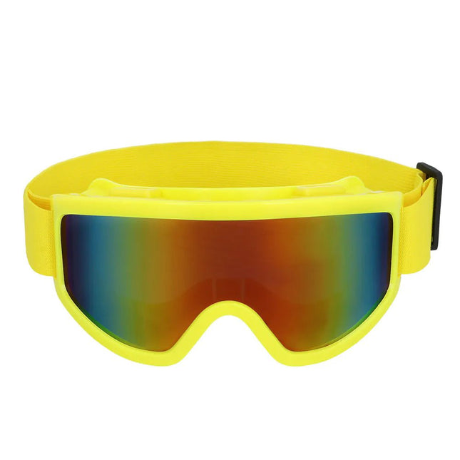 Neon Gele Skibril - Partywinkel - 8712026027030