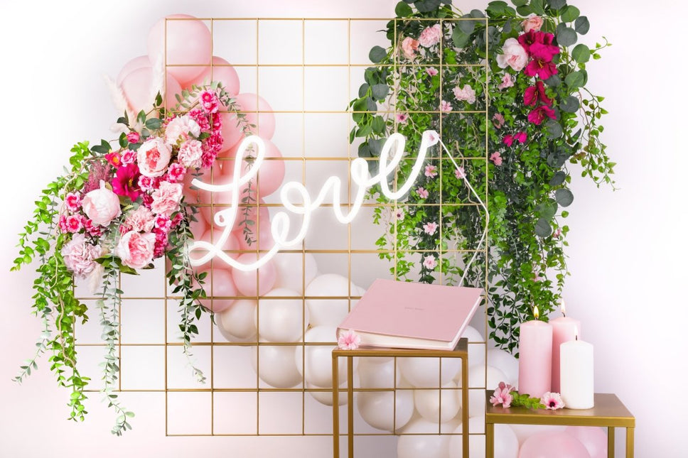Neon LED - Love, white, 61x27,4 cm - Partywinkel - 5900779132474