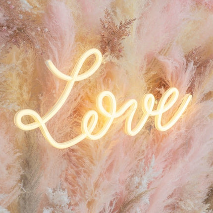 Neon LED - Love, white, 61x27,4 cm - Partywinkel - 5900779132474