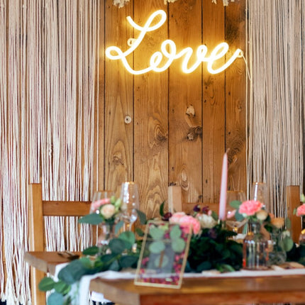 Neon LED - Love, white, 61x27,4 cm - Partywinkel - 5900779132474