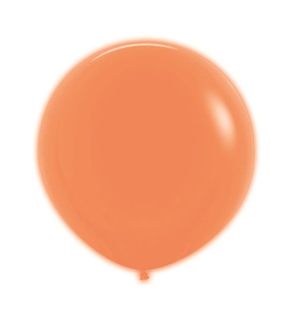 Neon Oranje Ballonnen 61cm 3st van Sempertex koop je bij Partywinkel