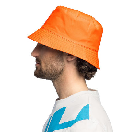 Neon Oranje Bucket Hat Uv van Boland koop je bij Partywinkel
