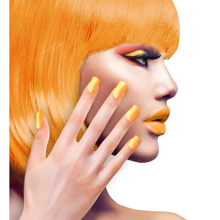 Neon Oranje Nepnagels van Widmann koop je bij Partywinkel