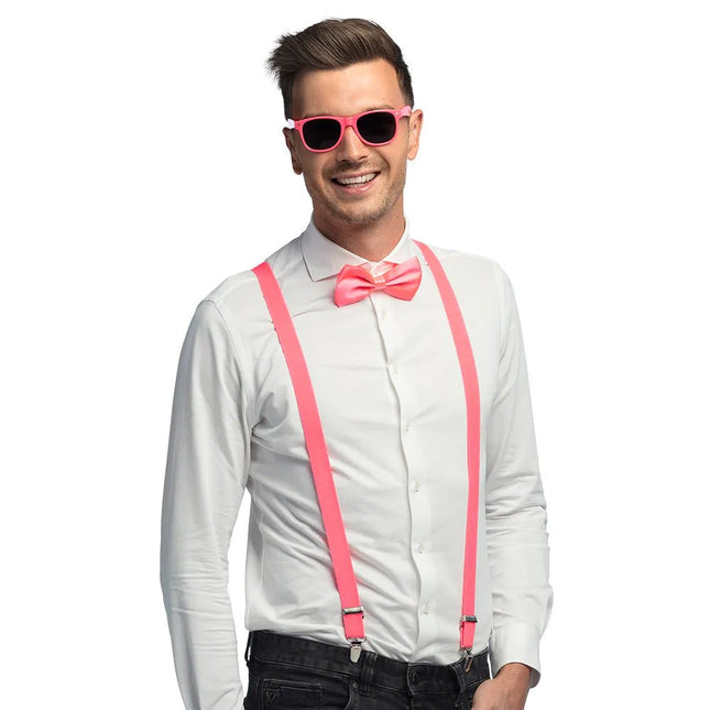 Neon Roze Accessoireset 10 delig van Boland koop je bij Partywinkel