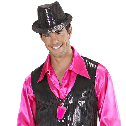 Neon Roze Ketting Shotglas van Widmann koop je bij Partywinkel