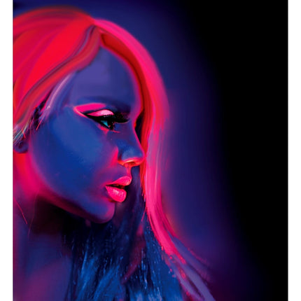 Neon Roze Schmink Glow In The Dark 30ml van Widmann koop je bij Partywinkel