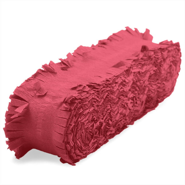 Neon zalm Crepe Papier Slinger - 18 meter van Folat koop je bij Partywinkel