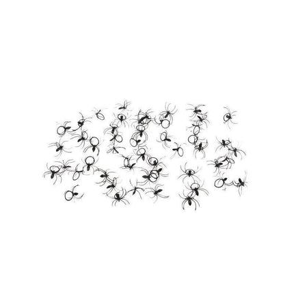 Nep Spinnen 2cm 50st - Partywinkel - 8434077194379