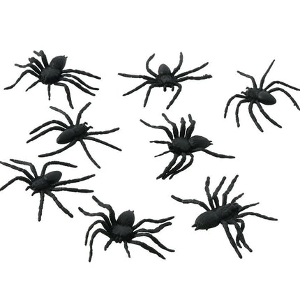 Nep Spinnen 6cm 8st - Partywinkel - 8434077194362