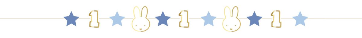 Nijntje Slinger 1 Jaar Blauw 80cm van Haza Witbaard koop je bij Partywinkel