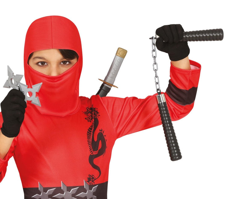 Ninja Accessoireset 4 delig - Partywinkel - 8434077166475
