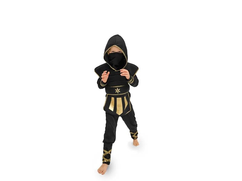 Ninja costume, black - Partywinkel - 5904555043589