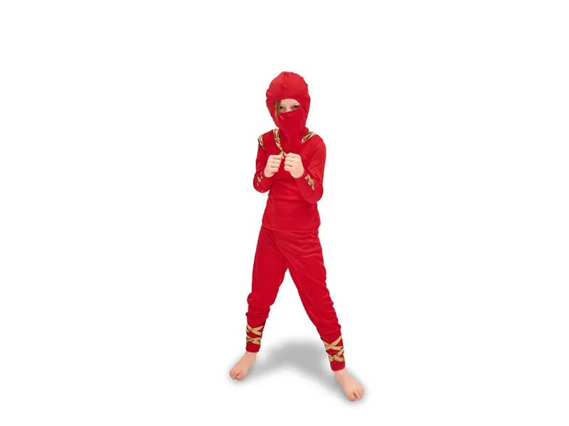 Ninja costume, red - Partywinkel - 5904555043466