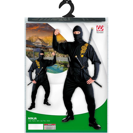 Ninja Pak Zwart Heren - Partywinkel - 8003558391912
