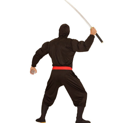 Ninja Pak Zwart Rood Heren - Partywinkel - 8003558005215