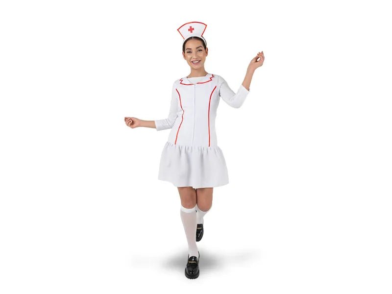 Nurse costume, white, size M - Partywinkel - 5904555060005