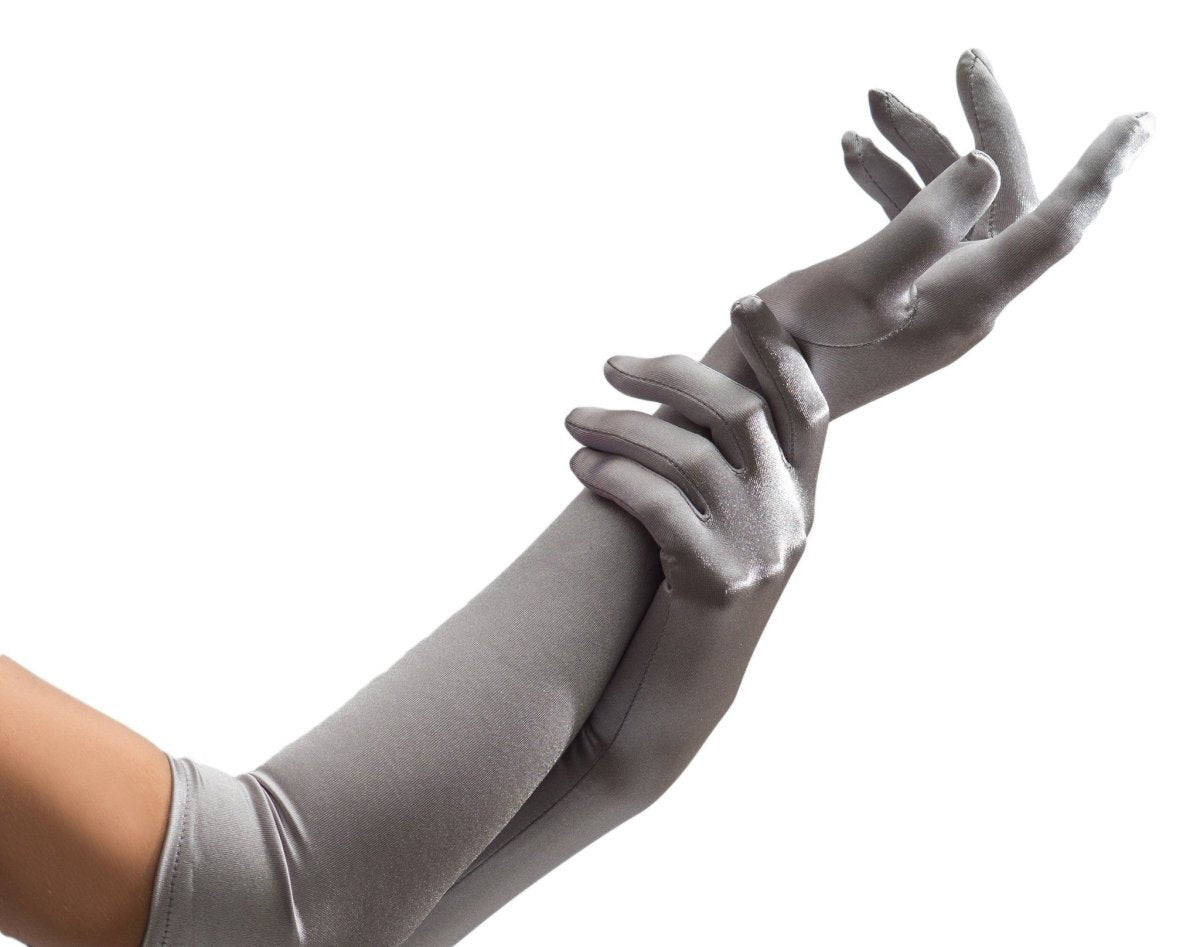 handschuhe für strumpfhosen Nylon Handschuhe Lang 40cm – Partywinkel