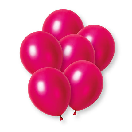 Fuchsia-Perlenballons 30 cm, 50 Stück