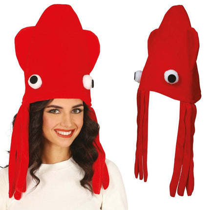 Octopus Hoed 38cm - Partywinkel - 8434077137635